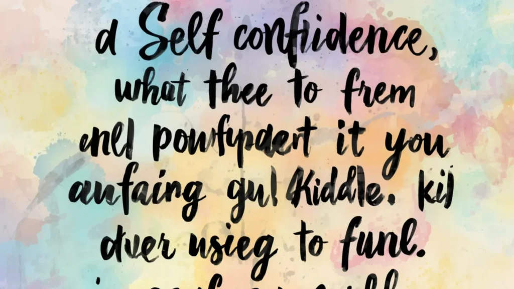 self confidence captions