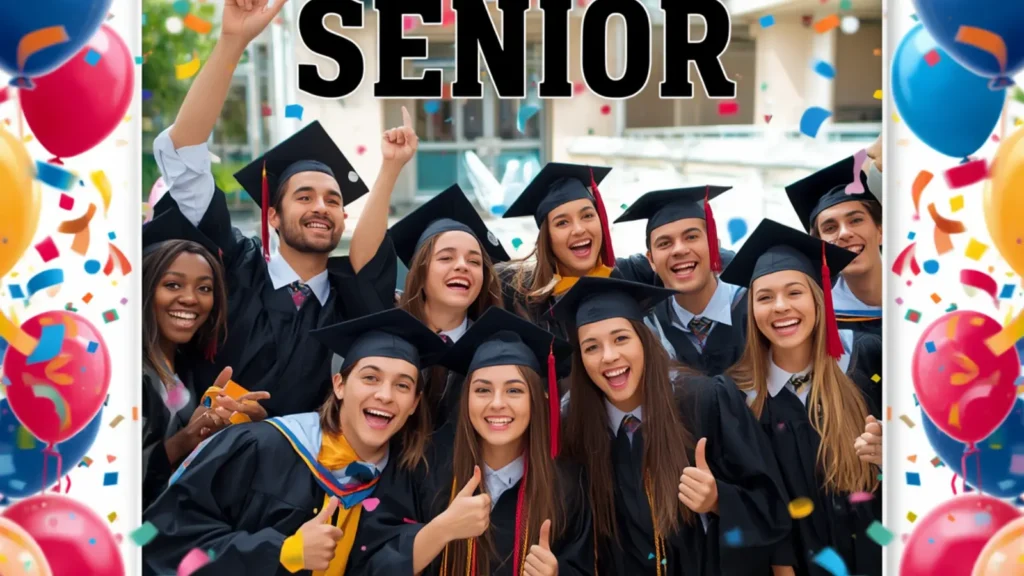 senior captions