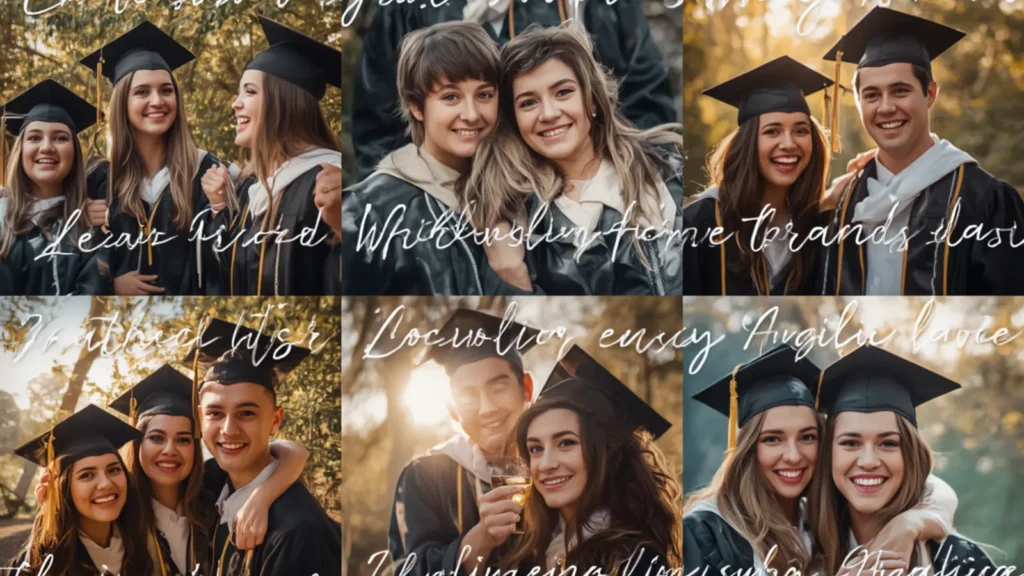 senior year captions