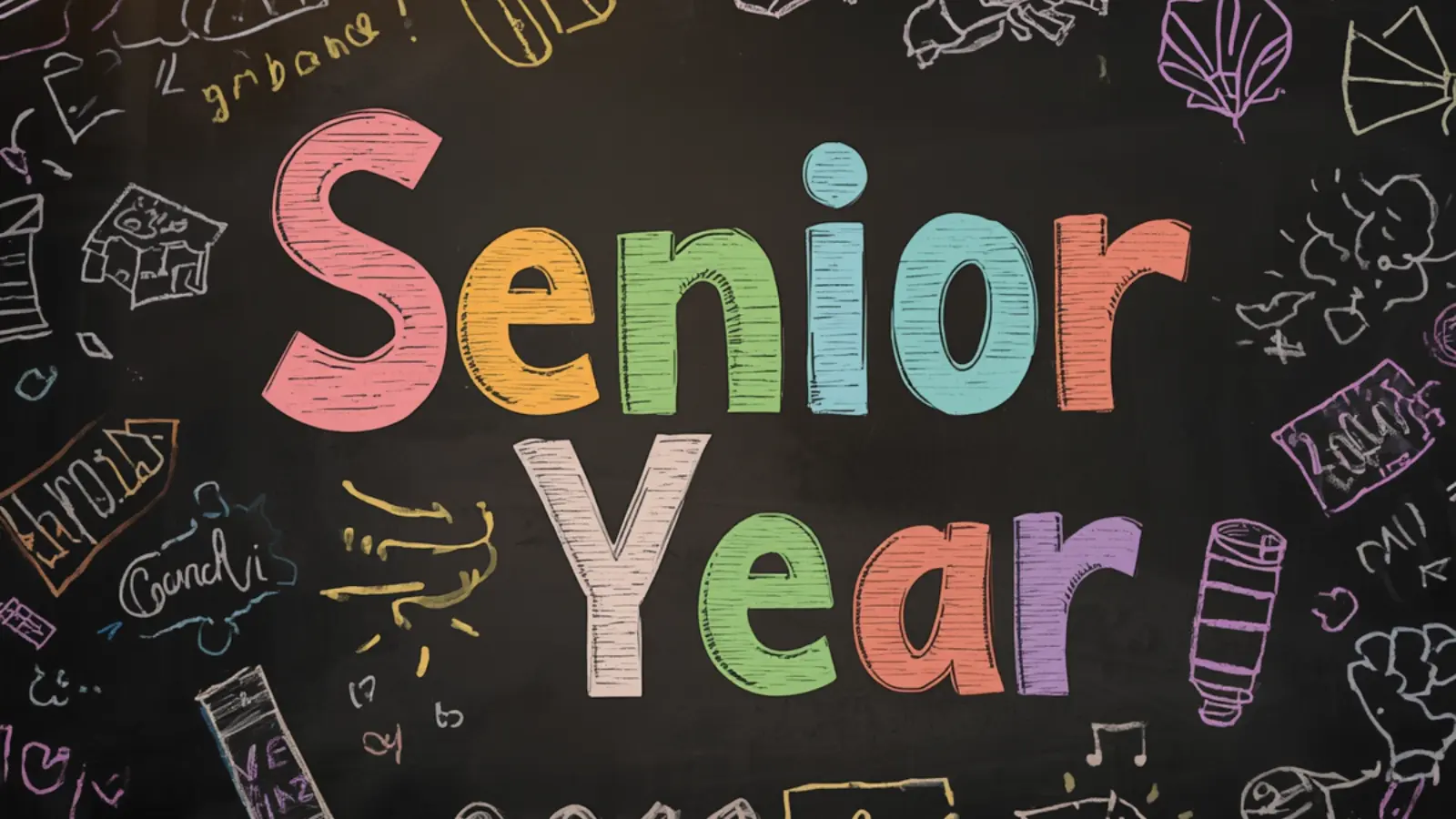 senior year captions