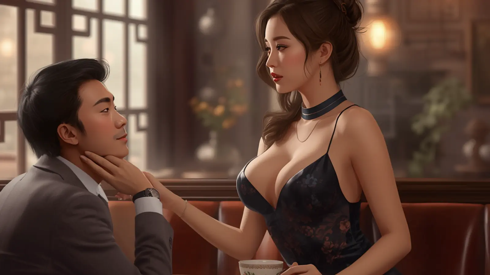 asian porn captions