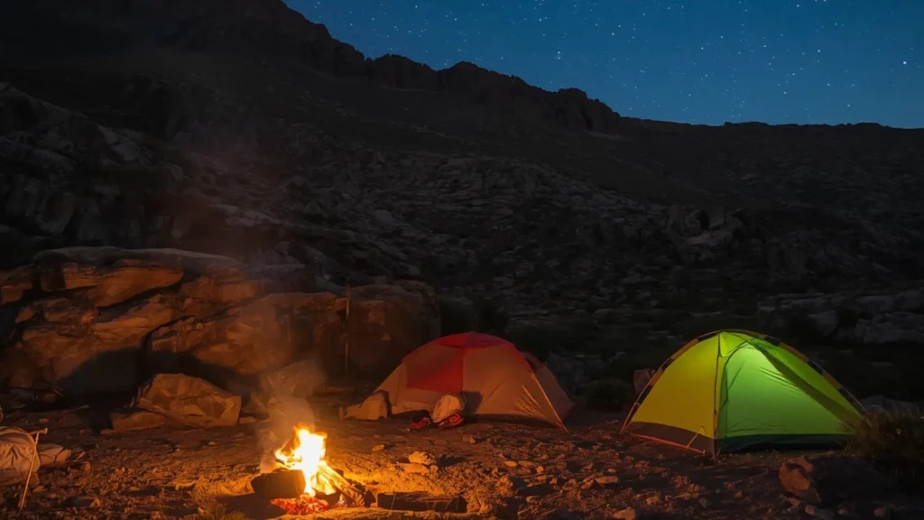 camping captions