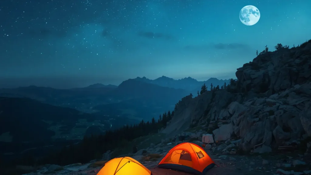 camping captions
