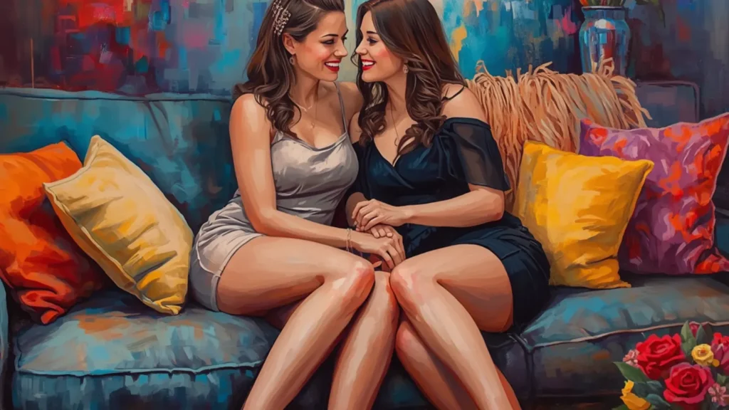 lesbian cuckold captions