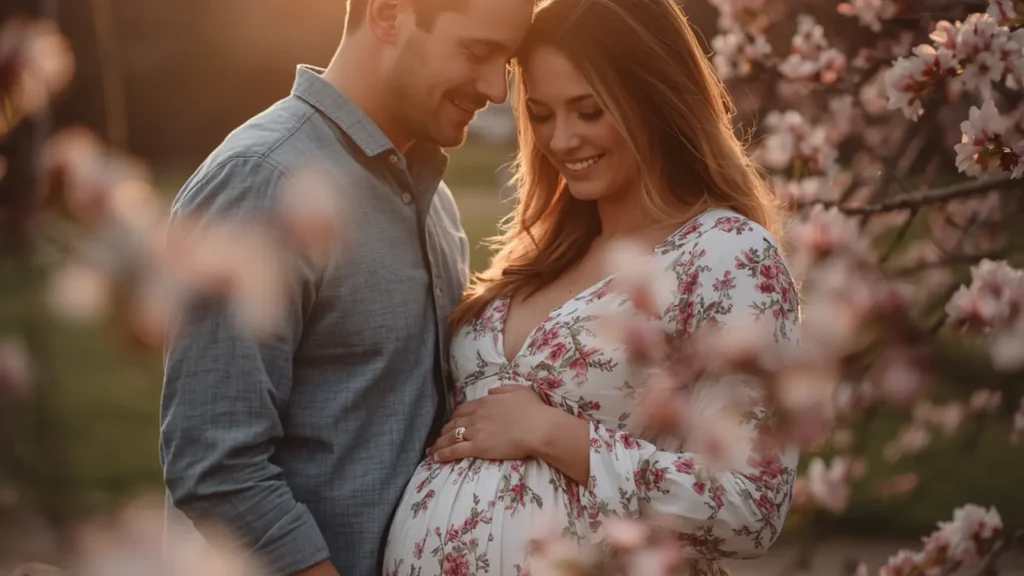 maternity photo captions