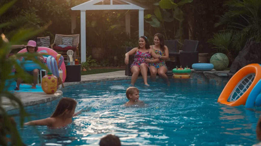 pool day captions