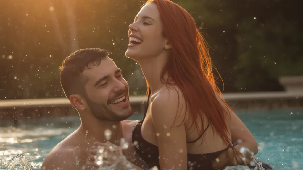 redhead porn captions