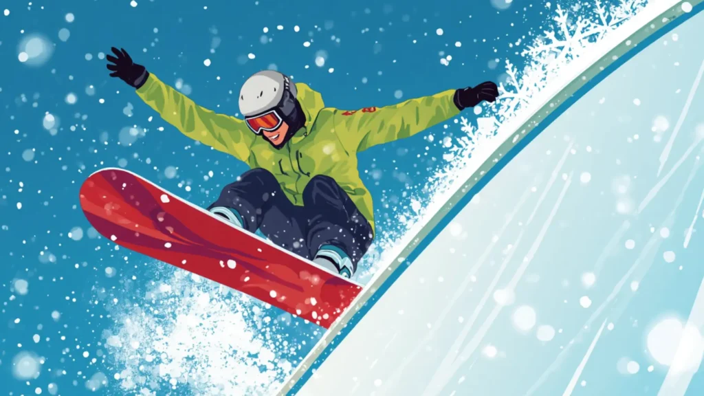 snowboarding captions