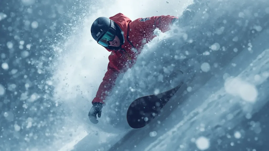 snowboarding captions