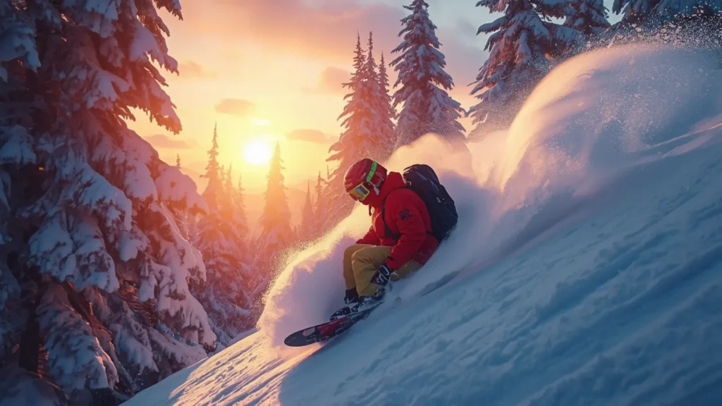 snowboarding captions