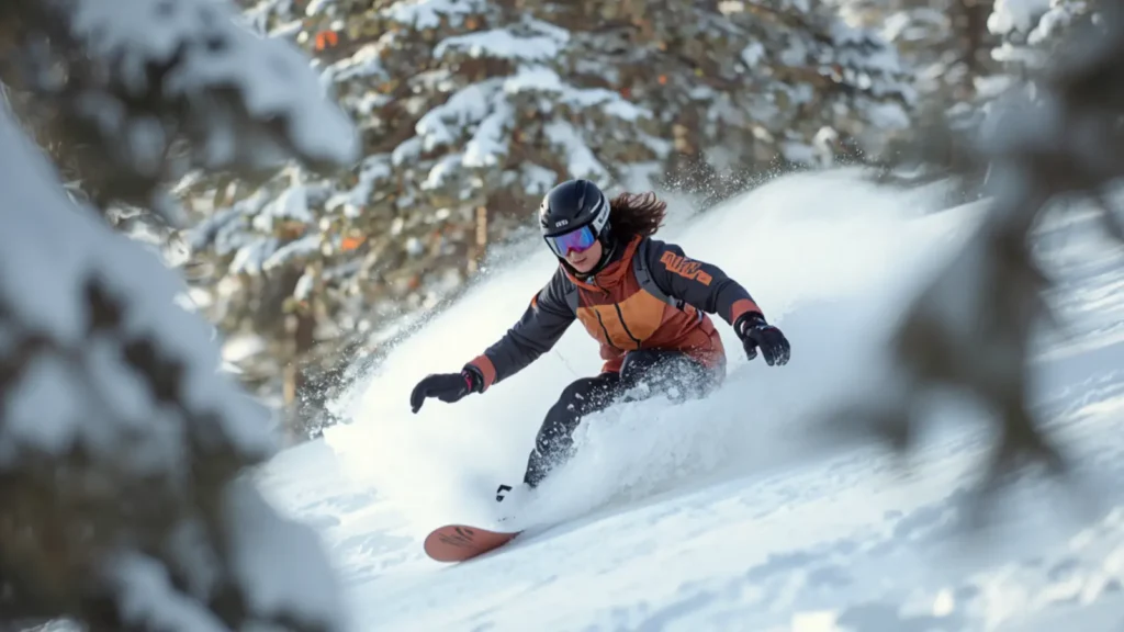 snowboarding captions