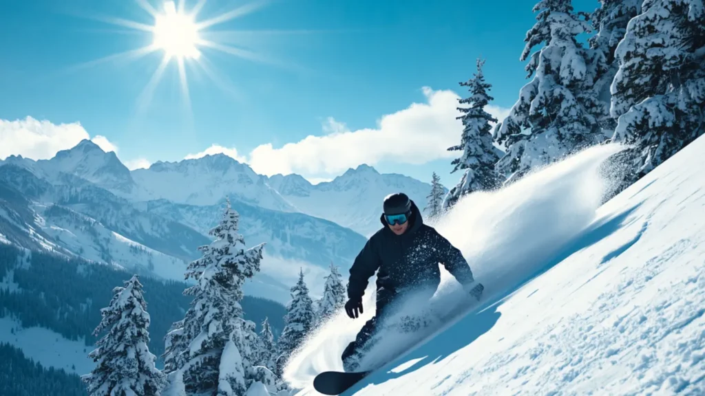snowboarding captions